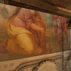 6. Velehrad 2015, bazilika Sv. Cyrila a Metoděje, boční kaple. Stav před restarováním